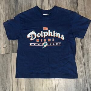 NFL Blue Miami Dolphins Kids T-Shirt NWT Size small